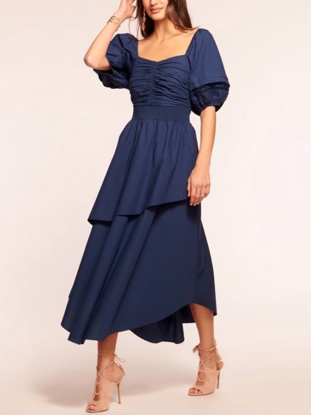 RAMY Brook Persephone navy 100% cotton dress XS